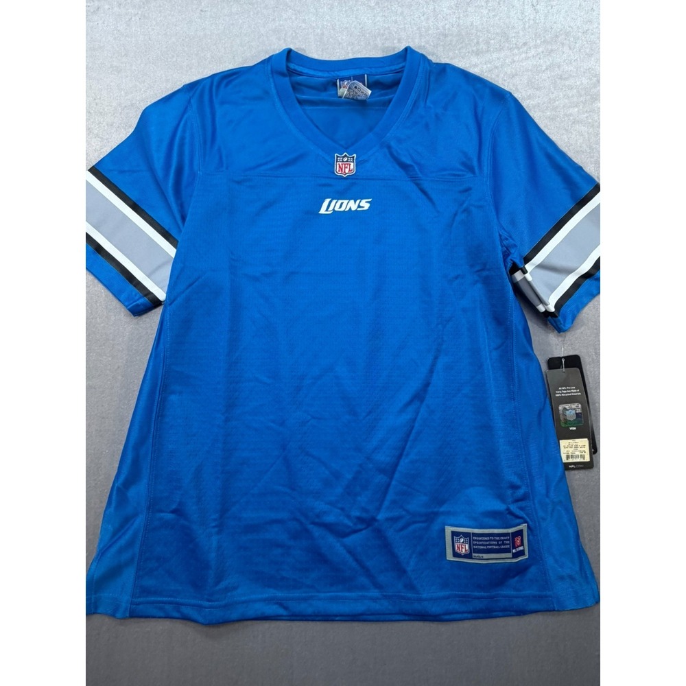 NFL Proline 365 Women Detroit Lions Jersey New NFL Size Medium blue